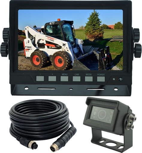 skid steer rear view camera|skid steer cameras.